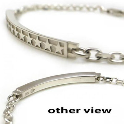 ≪DAgDART/ダグダート≫【ペア】スター シルバーペアブレスレット 