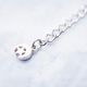 ≪Crescent Luna/クレセントルナ≫CRYSTAL GLASS ANKLET BK/クリスタルグラスアンクレットBK