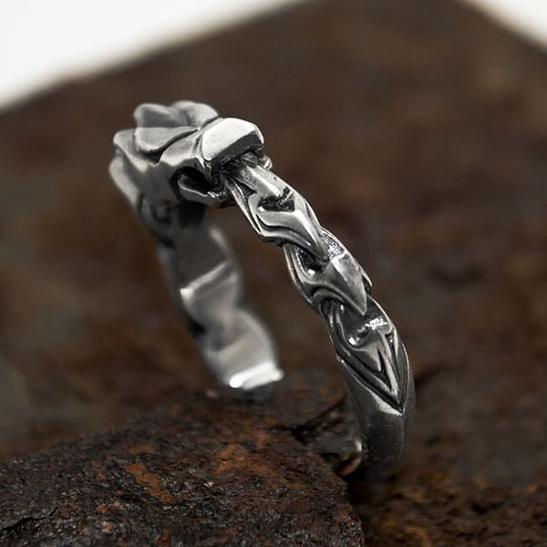 ≪DAgDART/ダグダート≫【Ouroboros】ウロボロス シルバーリング