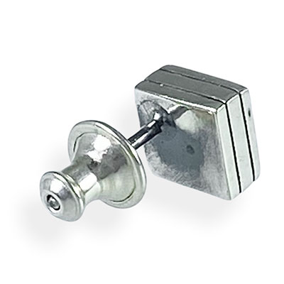 ≪DAgDART/ダグダート≫【Glass】オニキス×シルバーピアス /DP-094OX