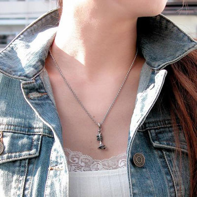 販売終了≪PennyBlack/ペニーブラック≫楽器モチーフ シルバーペンダント