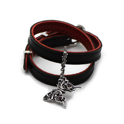 販売終了≪Ageha≫蝶アゲハ レザーチョーカー