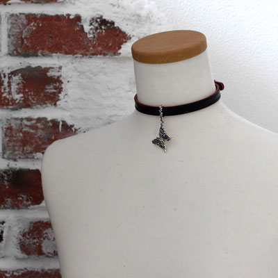 販売終了≪Ageha≫蝶アゲハ レザーチョーカー