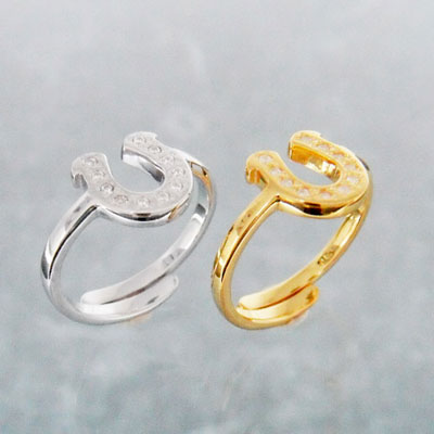 ≪Crescent Luna/クレセントルナ≫HERRADURA RING/ヘラデュラリング GOLD