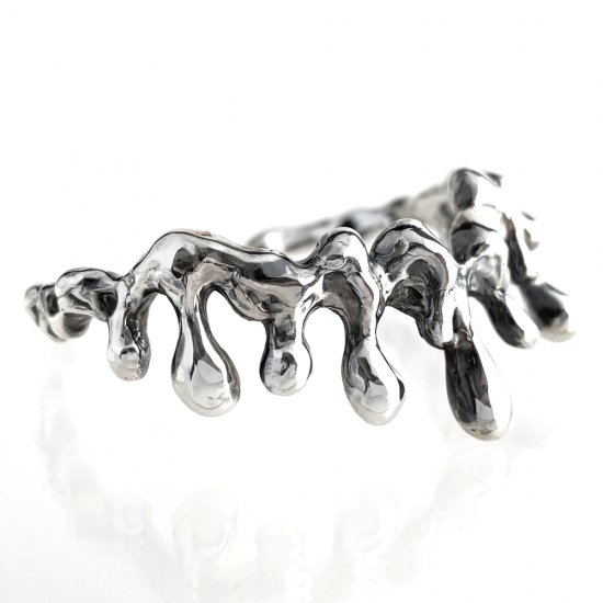 ≪Beautesque/ビュウテスク≫どろどろバングルsv /シルバーバングル