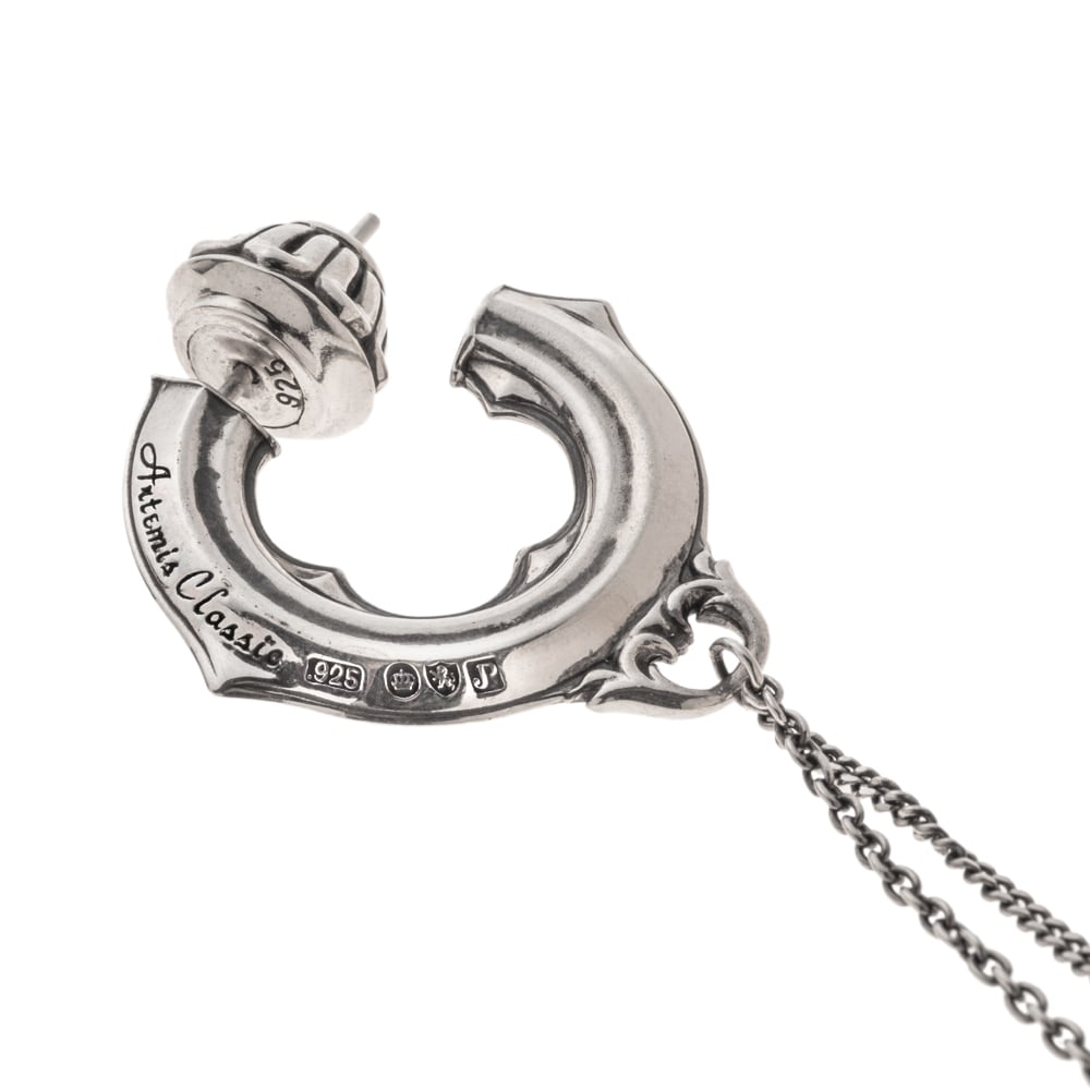 ≪Artemis Classic/アルテミスクラシック≫ダブルチェーンフープピアス 片耳分