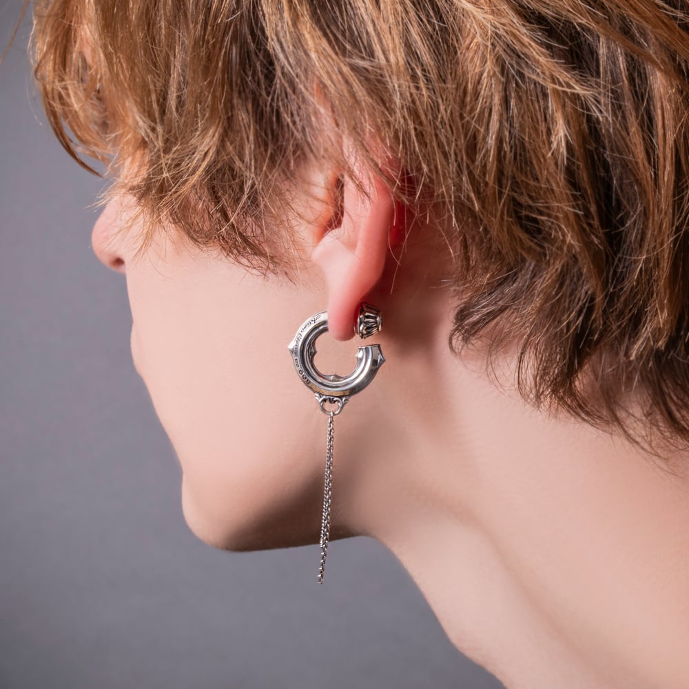 ≪Artemis Classic/アルテミスクラシック≫ダブルチェーンフープピアス 片耳分