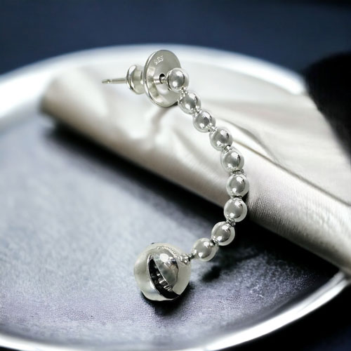 ≪smile_mammy/スマイルマミー≫smile ball chain Pierce1/ピアス/s_m-O.24