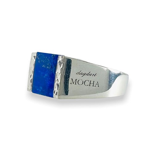 ≪DAgDART/ダグダート≫【MOCHA】ラピスラズリ×シルバーリング /DR-304LL　刻印可
