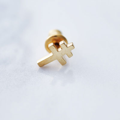 ≪Crescent Luna/クレセントルナ≫LEALTAD PIERCE/リアルタッドピアス GOLD