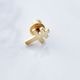 ≪Crescent Luna/クレセントルナ≫LEALTAD PIERCE/リアルタッドピアス GOLD