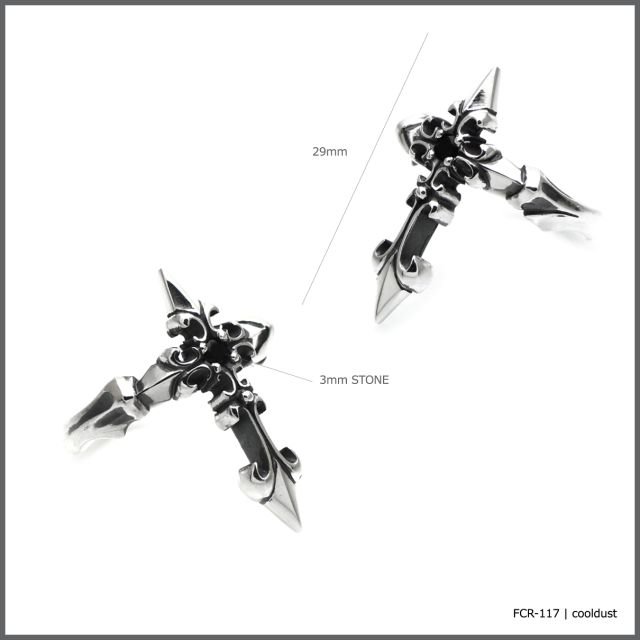 ≪cooldust≫thistle cross ring