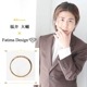 販売終了 銀時Presents≪福井大輔 × Fatima Design コラボアクセサリー≫メッセージリング/ イエローゴールド製