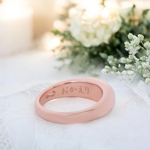 ≪うみくん × GINTOKI コラボアクセサリー Vol.5≫　K10リング PG