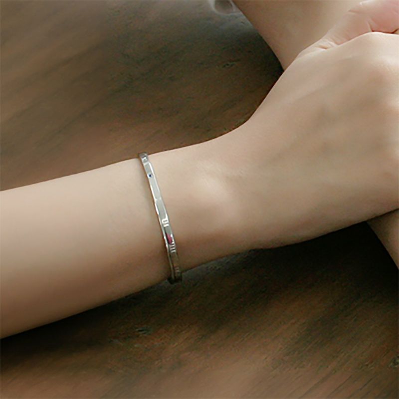 ≪white clover/ホワイトクローバー≫ペアバングル ステンレス