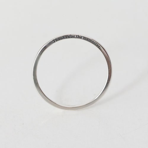 販売終了 銀時Presents≪福井大輔 × Fatima Design コラボアクセサリー≫メッセージリング/ SV製