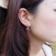 販売終了≪Ageha≫ピンクに輝くシンプルピアス　