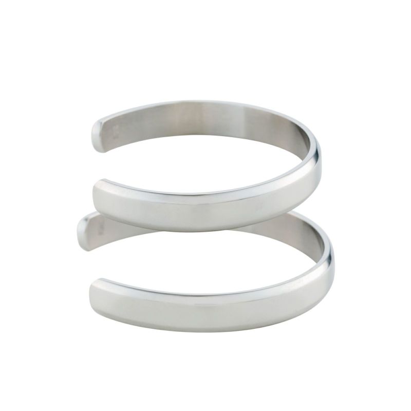 ≪white clover/ホワイトクローバー≫ペアバングル ステンレス