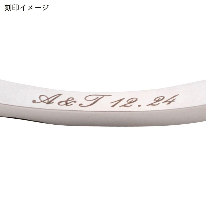 ≪white clover/ホワイトクローバー≫ペアバングル ステンレス