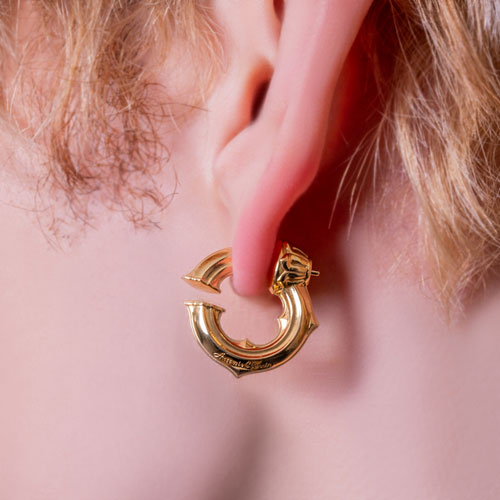 ≪Artemis Classic/アルテミスクラシック≫レイヤードCフープピアス 片耳分