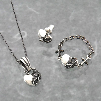予約受付終了≪樋口 裕太 × Fatima Designコラボアクセサリー≫3点セット販売　ペンダント&チェーンリング&ピアス /直営店限定モデル