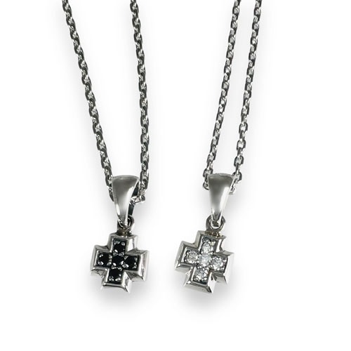 ≪FatimaDesign/ファティマデザイン≫ペアセット販売/セイントクロス・チャームペンダント (チェーン付)