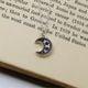 ≪DAgDART/ダグダート≫名入れ刻印&選べる誕生石　月 シルバーペンダント /刻印可能