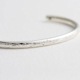 販売終了 ≪安達勇人 × Fatima Design コラボアクセサリー≫シルバーバングル　SIZE　S
