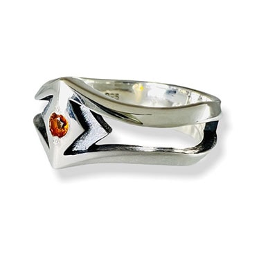 ≪DAgDART/ダグダート≫選べる誕生石 シルバーリング 　刻印可