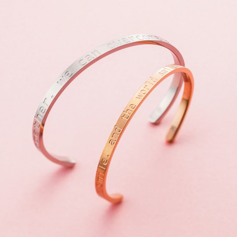 ≪white clover/ホワイトクローバー≫ペアバングル ステンレス