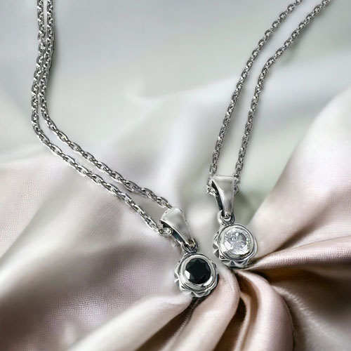 ≪FatimaDesign/ファティマデザイン≫ペアセット販売/デイスター・チャームペンダント (チェーン付)