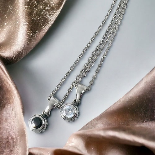 ≪FatimaDesign/ファティマデザイン≫ペアセット販売/デイスター・チャームペンダント (チェーン付)