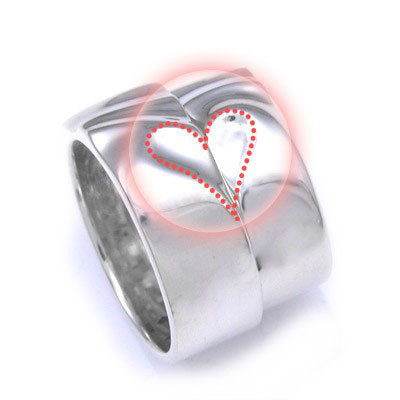 ≪DAgDART/ダグダート≫【ペア】ハート シルバーペアリング /DR182-DR183　刻印可能