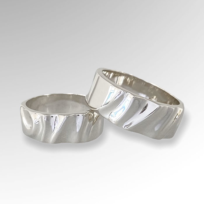 ≪DAgDART/ダグダート≫【ペア】ハート シルバーペアリング /DR182-DR183　刻印可能