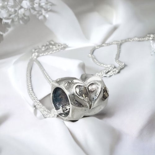 ≪DAgDART/ダグダート≫【ペア】合わせるとハート シルバーペアペンダント /DT-400+401