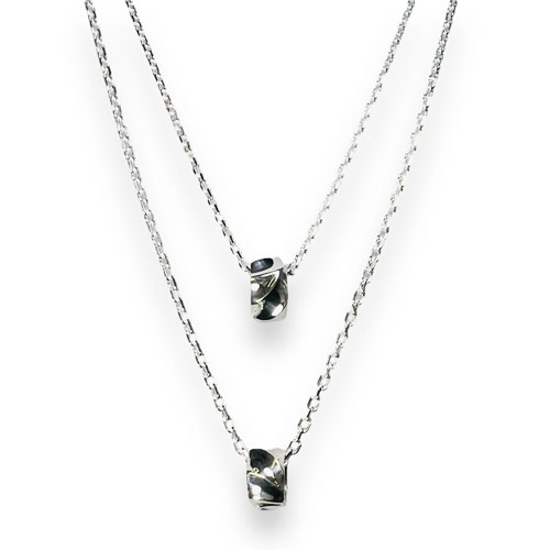 ≪DAgDART/ダグダート≫【ペア】合わせるとハート シルバーペアペンダント /DT-400+401