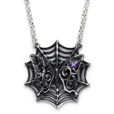 ≪Ageha≫蜘蛛の巣と蝶のペンダント(チェーン付き) | すべての商品