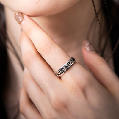 ≪Artemis Classic/アルテミスクラシック≫トロピカルフローラルリング　ACR0281