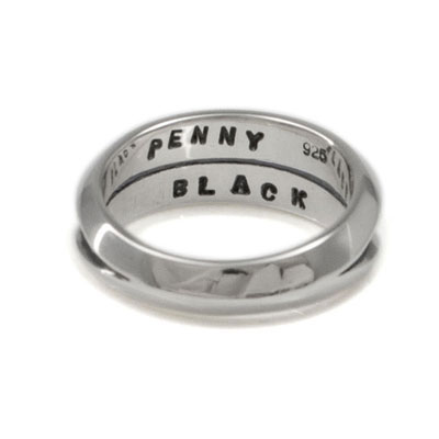 販売終了≪PennyBlack/ペニーブラック≫シルバーレディースリング　刻印可