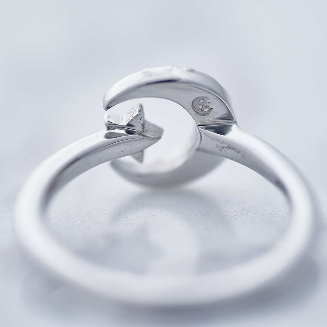≪Crescent Luna/クレセントルナ≫LUNA ESTRELLA RING SMALL/ルナエストレラリングスモール  SILVER