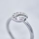 ≪Crescent Luna/クレセントルナ≫LUNA ESTRELLA RING SMALL/ルナエストレラリングスモール  SILVER