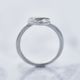 ≪Crescent Luna/クレセントルナ≫LUNA ESTRELLA RING SMALL/ルナエストレラリングスモール  SILVER
