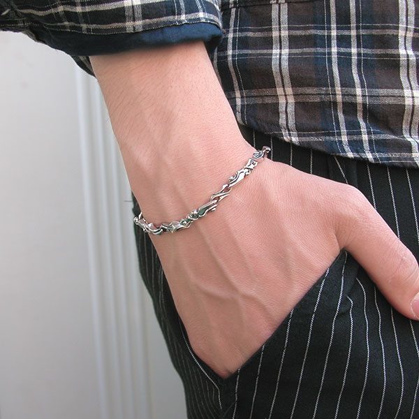 ≪DAgDART/ダグダート≫【BLOODY BOWIE】シルバーブレスレット 