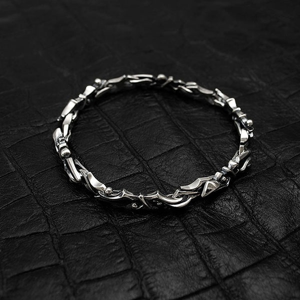 ≪DAgDART/ダグダート≫【BLOODY BOWIE】シルバーブレスレット 