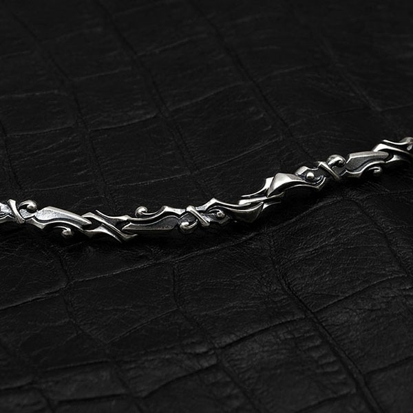 ≪DAgDART/ダグダート≫【BLOODY BOWIE】シルバーブレスレット 