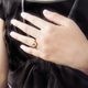 ≪Crescent Luna/クレセントルナ≫LUNA ESTRELLA RING SMALL/ルナエストレラリングスモール GOLD