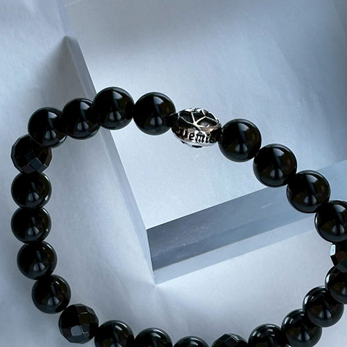 ≪Artemis Classic/アルテミスクラシック≫トレサリーオニキス数珠ブレスレット ACB0115