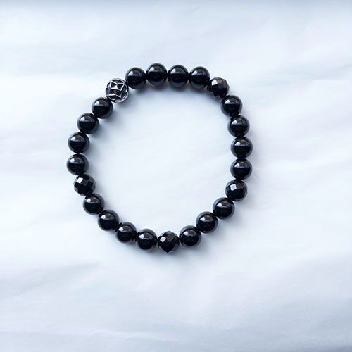 ≪Artemis Classic/アルテミスクラシック≫トレサリーオニキス数珠ブレスレット ACB0115