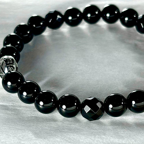 ≪Artemis Classic/アルテミスクラシック≫トレサリーオニキス数珠ブレスレット ACB0115