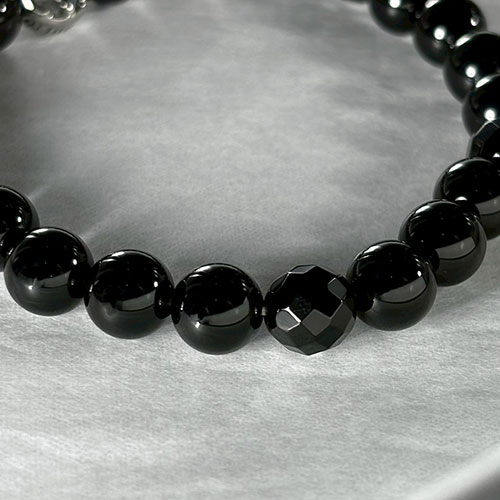 ≪Artemis Classic/アルテミスクラシック≫トレサリーオニキス数珠ブレスレット ACB0115